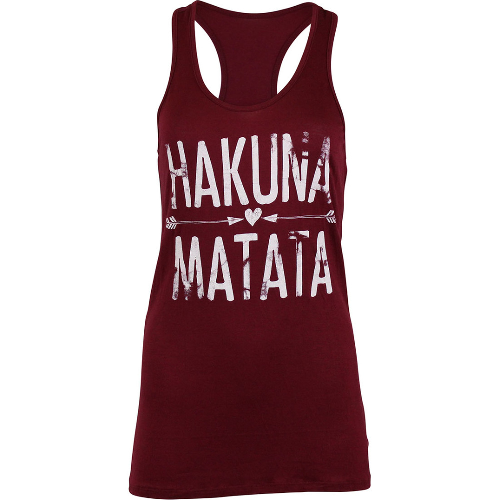 Hakuna Matata Racerback Long Tank Top